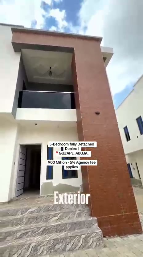 5-Bedroom Fully Detached Duplex in Guzape, Abuja